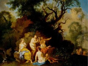 Diana Und Ihre Nymphen Beim Bade