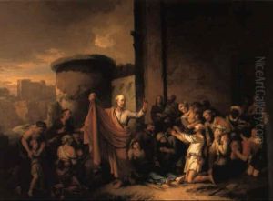 St. Peter Healing The Sick With His Shadow by Christian Wilhelm Ernst Dietrich