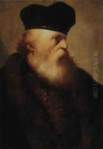 Portrait Of An Old Man With A Beard by Christian Wilhelm Ernst Dietrich