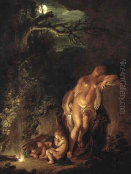 Ruhende Venus Mit Amor Und Amoretto - view 1