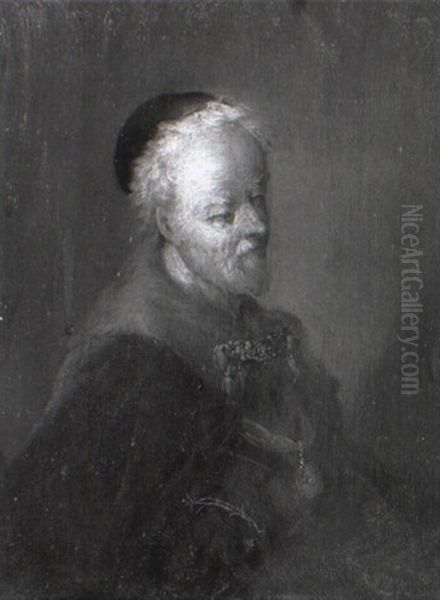 Portrait Of An Old Man Wearing An Order - view 1