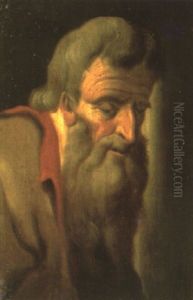 Portraits Of Elderly Men, Bust-length