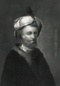 Bildnis Eines Orientalen Mit Weisem Seidenturban by Christian Wilhelm Ernst Dietrich