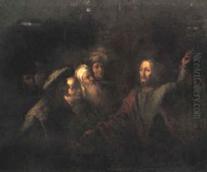 Christ Preaching In The Temple