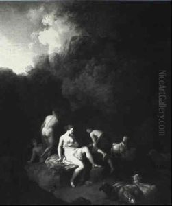 Shepherdesses In A Rocky Landscape