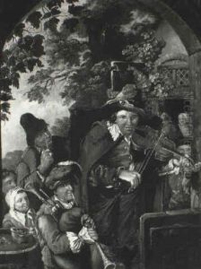 Wandering Musicians by Christian Wilhelm Ernst Dietrich