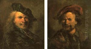 Portrait Of Rembrandt Wearing A Red Hat