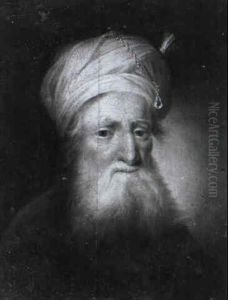 Bildnis Eines Vornehmen Orientalen Mit Goldener Kette Auf Dem Turban by Christian Wilhelm Ernst Dietrich