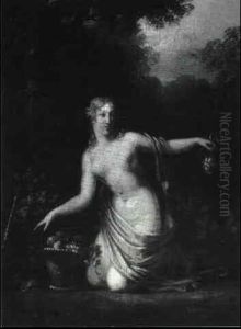 A Nymph by Christian Wilhelm Ernst Dietrich