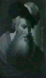 Bildnis Eines Bartigen Mannes by Christian Wilhelm Ernst Dietrich