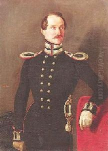Portrat Des Hofmarschall Sachs by Feodor Dietz