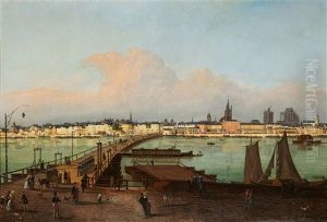 A View Of Cologne by Anton Dietzler