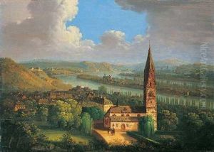 Der Rhein Bei Koblenz by Anton Dietzler