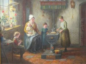 Dutch Kitchen Interior Scene Dutch Kitchen Interior Scene