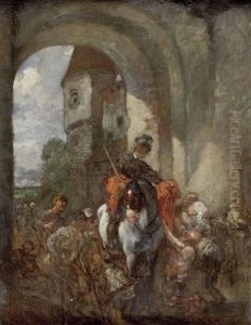 Heiliger Martin Am Stadttor by Wilhelm Von Diez