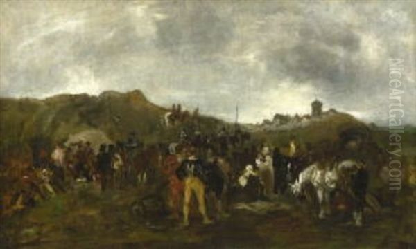 Feldlager (sketch) - view 1