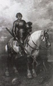 Hl. Georg Mit Dem Toten Drachen by Wilhelm Von Diez