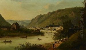 Blick Auf Bad Ems An Der Lahn by Jakob Diezler