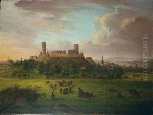 Ruine Der Burg Munzenberg Bei Butzbach by Jakob Diezler