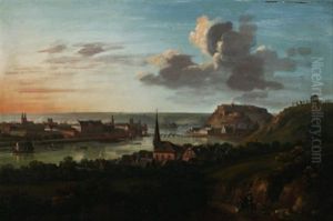 Ansicht Von Ehrenbreitstein Und Coblenz by Jakob Diezler