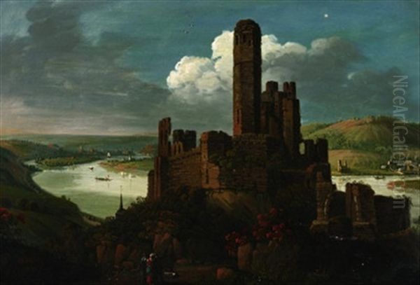 Ansicht Der Ruine Stolzenfels - view 1