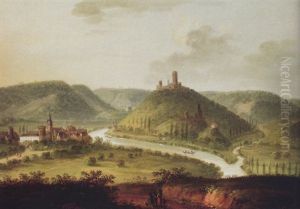 Blick Auf Nassau An Der Lahn