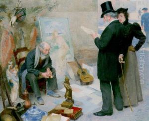The Street Seller by Jean Diffre