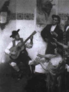 Au Cabaret, Chanteurs by Jean Diffre