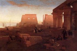 The Ruins Of The Temple Of Luxor On The Plains Of Thebes by William Edward Dighton