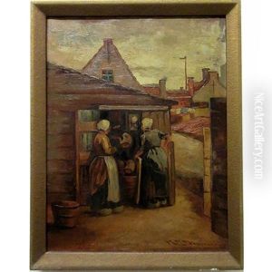 Untitled (dutch Women At Shed)