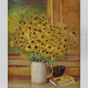 Still Life With Flowers by Mary Ella Dignam