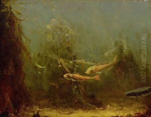 Fische Im Wasser (recto/verso) by Gerrit Willem Dijsselhof