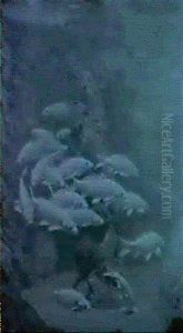 School Of Fish by Gerrit Willem Dijsselhof