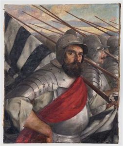 Emil Dill, "schweizer Landsknechte", Schweiz Um 1920/30