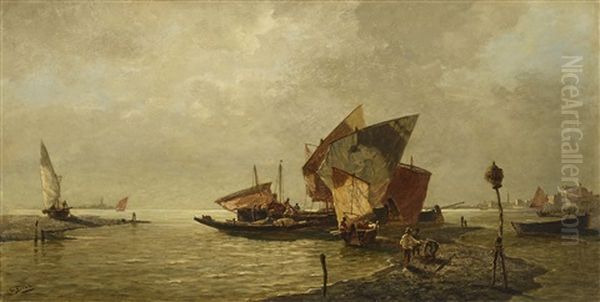 Fishing Boats In The Lagoon - view 1