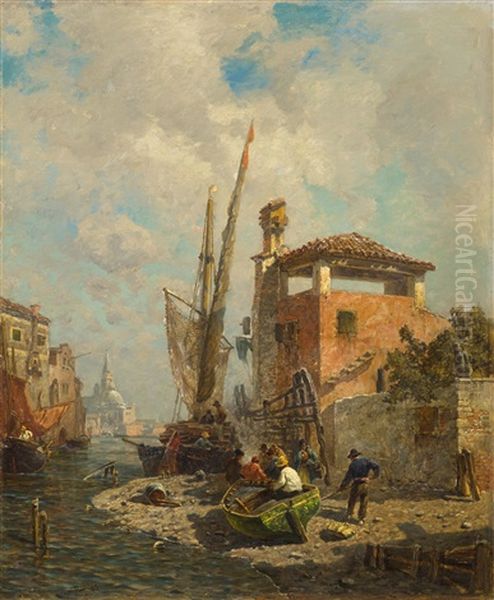 Fishing Boat In Venice - view 1