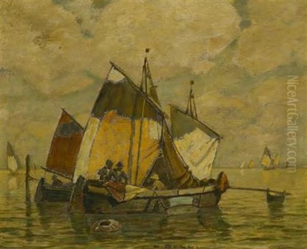 Fischerboote Vor Chioggia - view 1