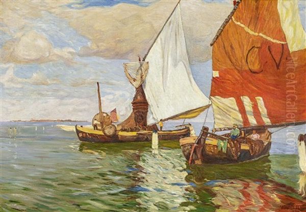 Fischer In Der Lagune Vor Venedig - view 1