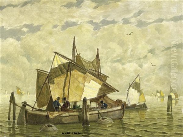 Fischerboote In Der Lagune Von Venedig - view 1