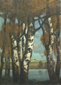 Birken Am See by Ludwig Dill