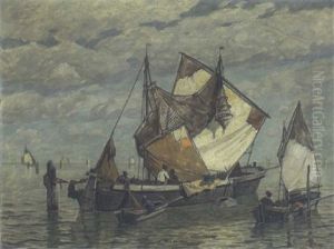 Segelboote Vor Chioggia