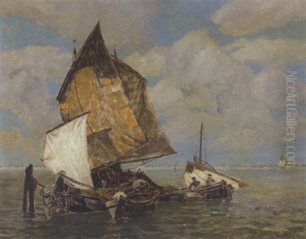 Venezianische Fischerboote - view 1