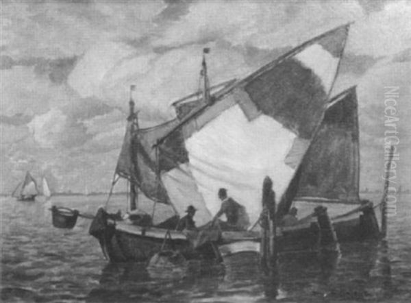Fischerboot In Der Lagune Von Chiogga - view 1