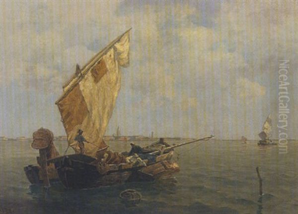 Fischerboote In Der Lagune Vor Venedig - view 1