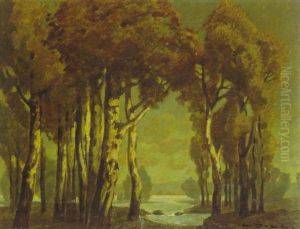 Birken Im Dachauer Moos by Ludwig Dill