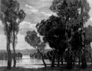 Herbststimmung by Ludwig Dill