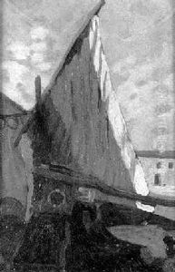 Segelboote Mit Machtigen Segeln by Ludwig Dill