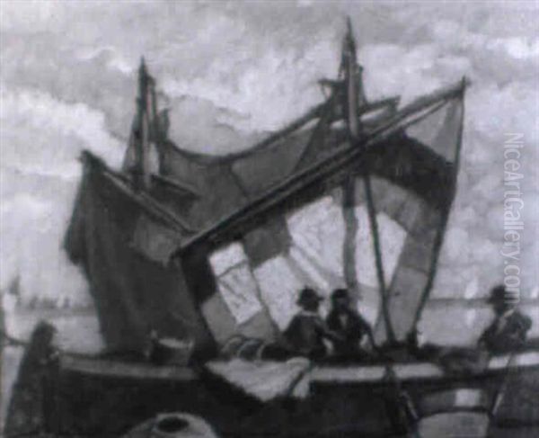 Fischerboote In Der Lagune Von Chioggia - view 1