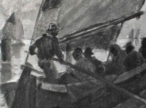 Marktschiff Von Sottomarina by Ludwig Dill