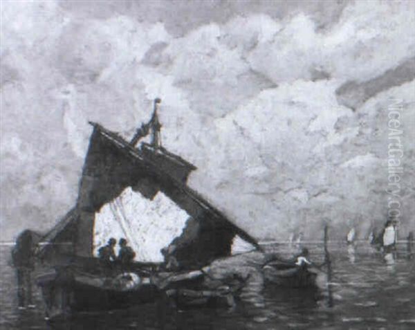 Fischerboote In Der Lagune Von Chioggia - view 1